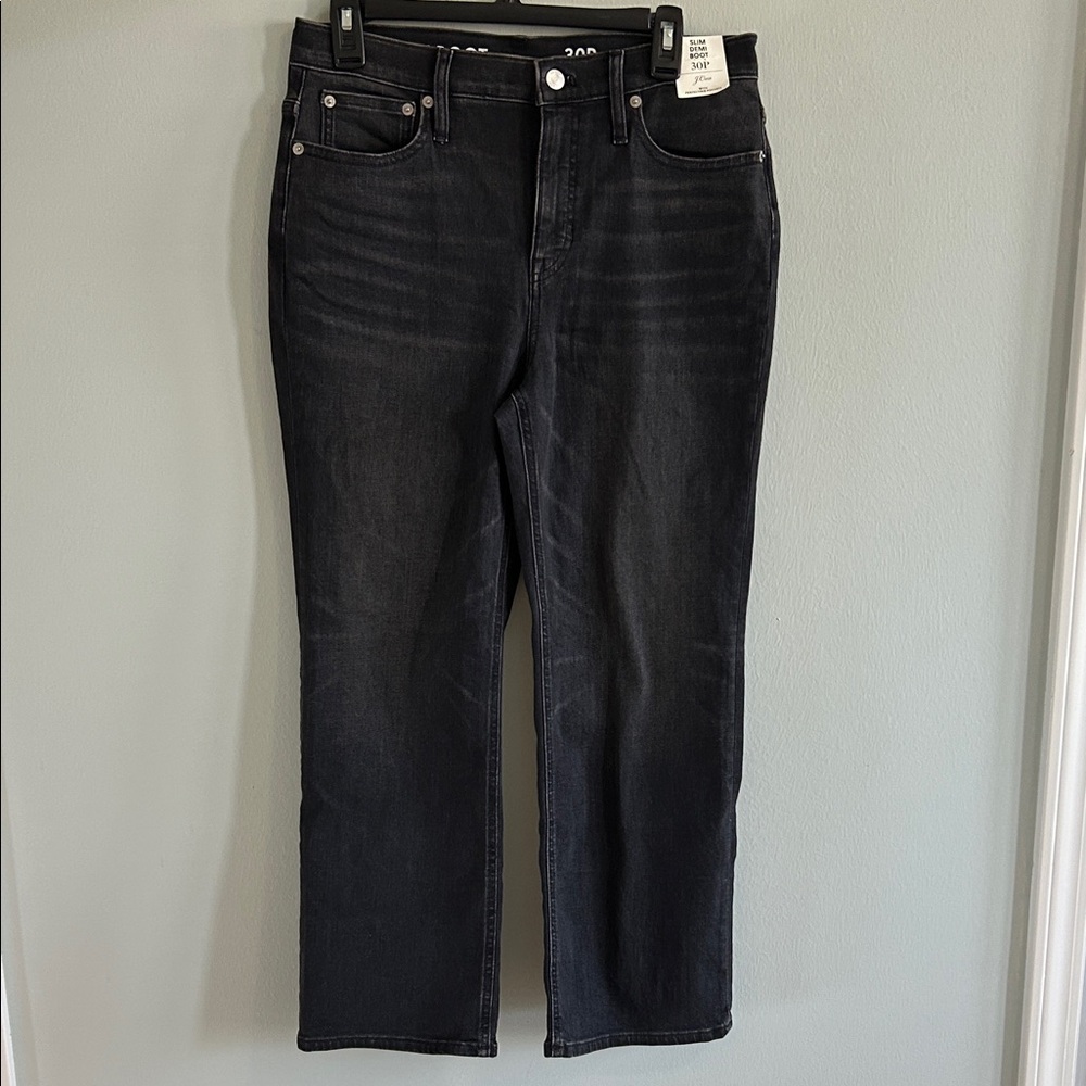 NWT J.Crew Petite Slim Demi Boot Jeans